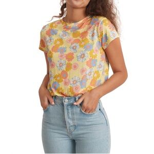 Marine Layer Floral Print Tee